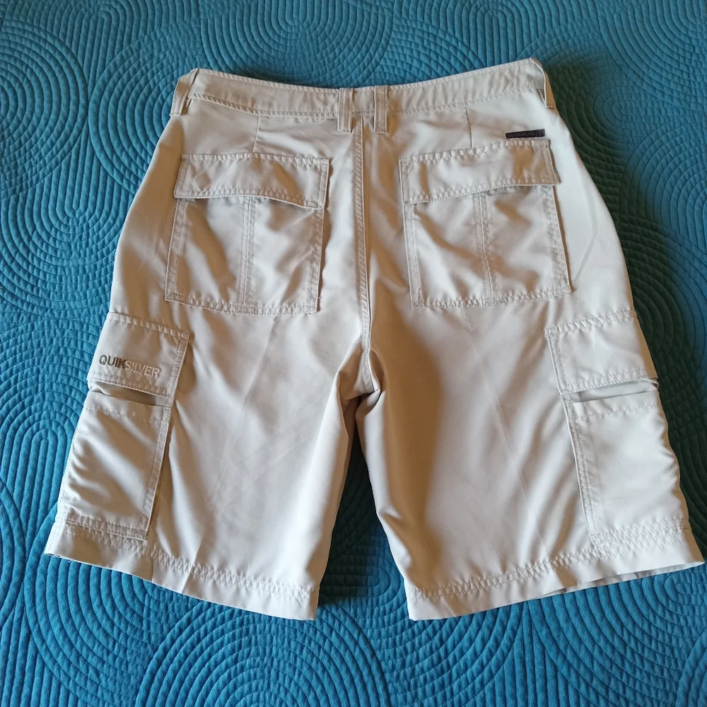 Quicksliver Cargo Shorts 32 Waist 10" Inseam - Picture 2 of 11